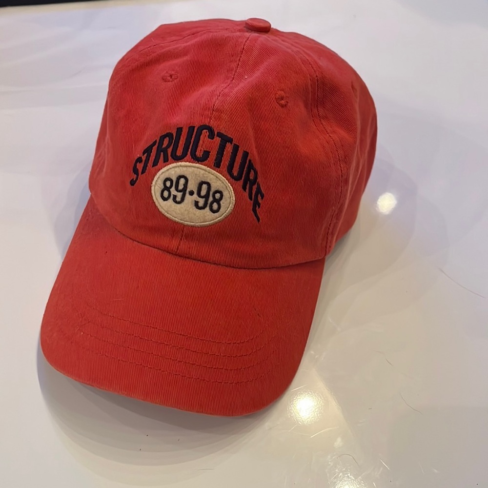 Structure Baseball Hat Adjustable Leather Strap